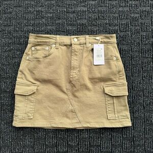 Rails Cargo Mini Skirt Size: 28 Color: Washed Olive